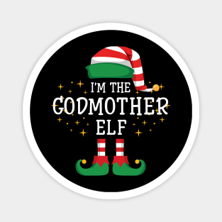 I'm The Godmother Elf Matching Family Christmas Pajama Magnet